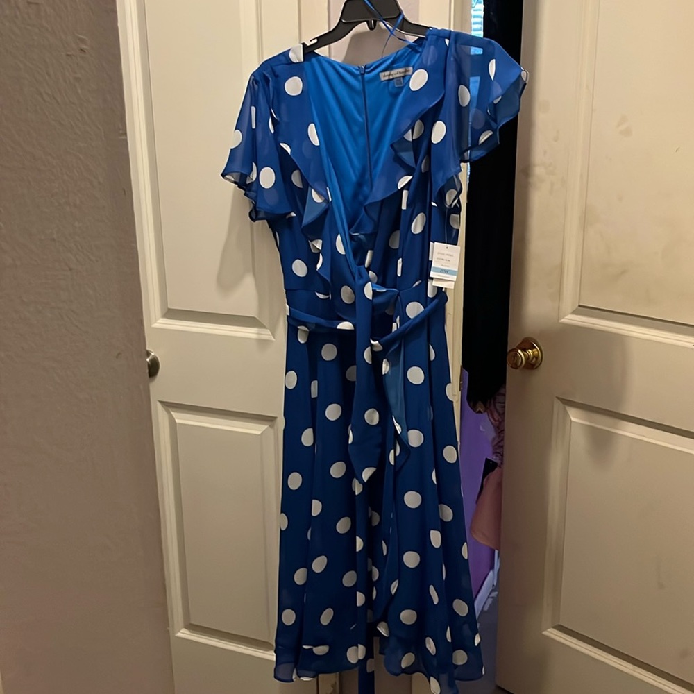 Blue and white size 20 dress new